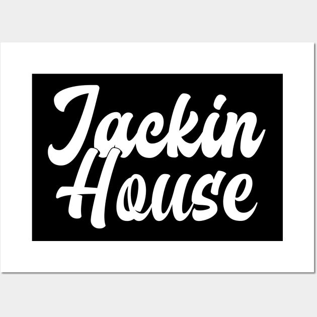 JACKIN HOUSE Wall Art by DISCOTHREADZ 